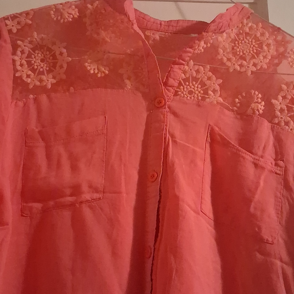 Pink Long Sleeve Shirt - Picture 2 of 5
